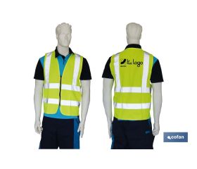 CHALECO AMARILLO CON CREMALLERA T-L